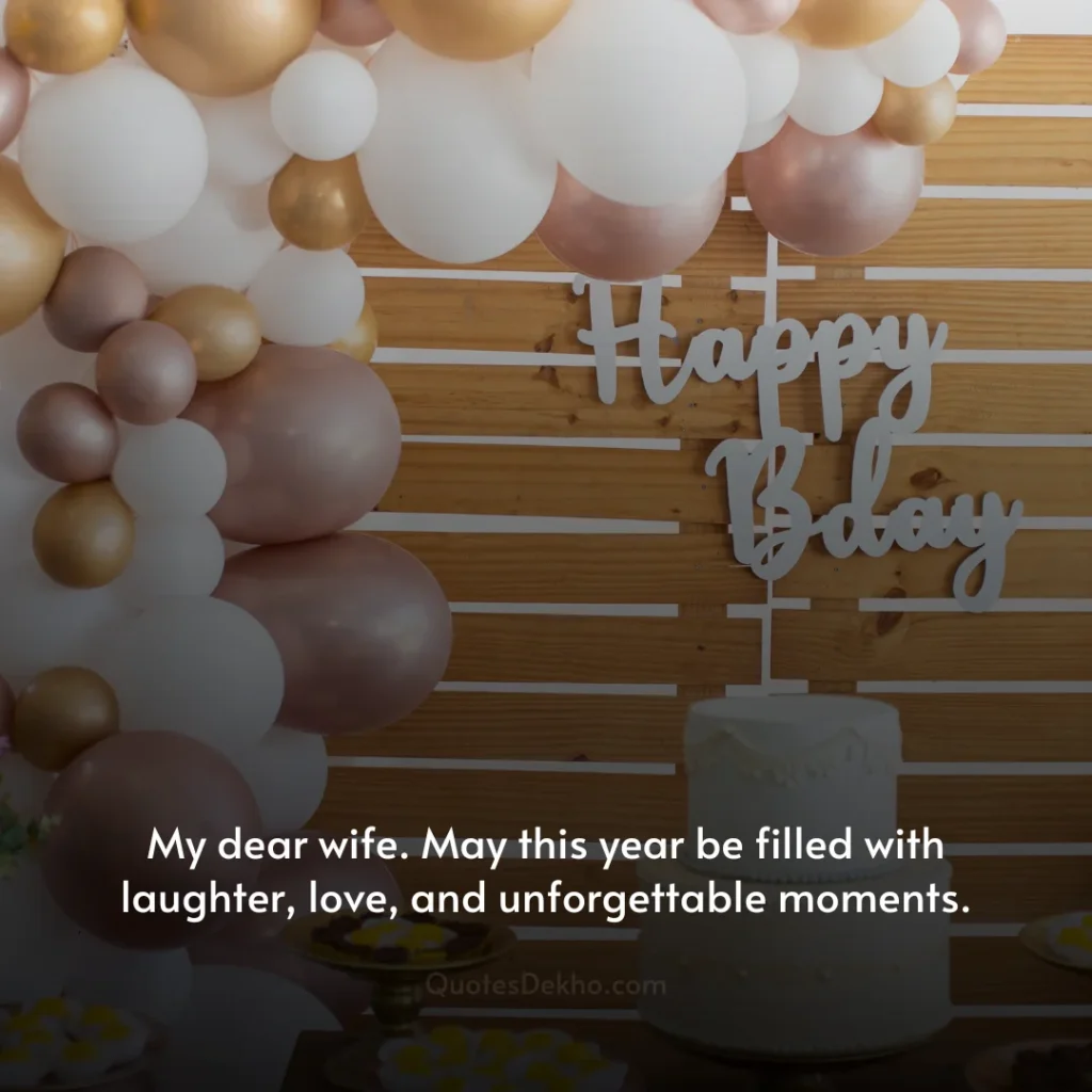 Birthday Wishes for Wife